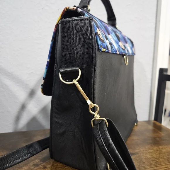 Loungefly Coraline Black and Blue Satchel - Picture 2 of 3